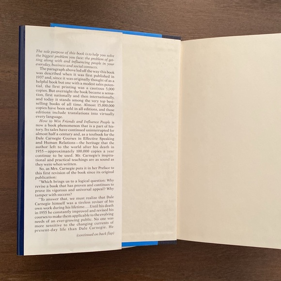 How to Win Friends & Influence People by Dale Carnegie (hardcover, 1981) - Picture 2 of 9